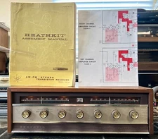 VTG 1960s Heathkit AR-13A Solid State Receiver, Assembly Manual Schematic Tested
