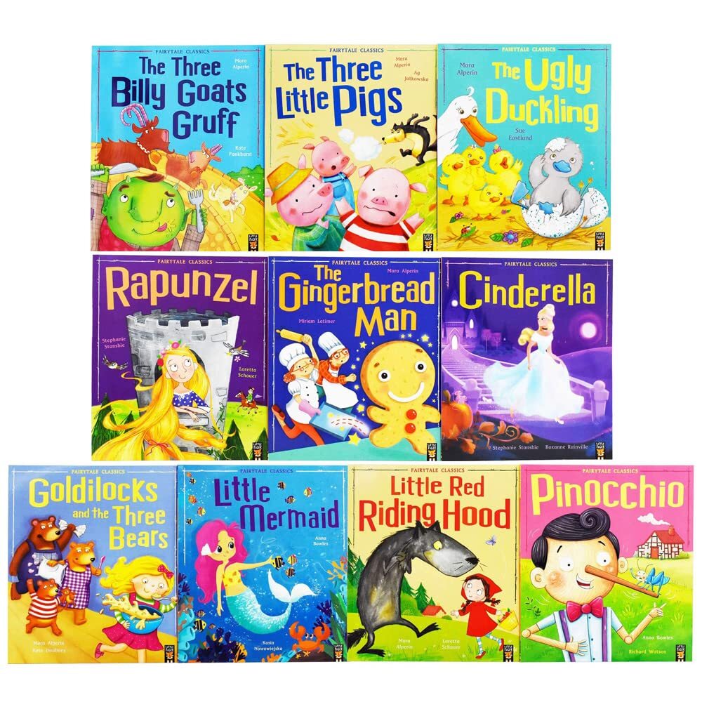 My First Fairytale Children Classics 10 Books Collection Set Three Little Pigs