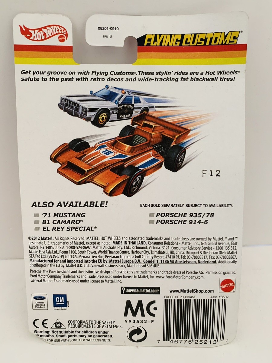 Hot Wheels Flying Customs 81 Camaro Car Figure | eBay