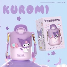 My Melody Kuromi Cinnamoroll Pom Purin Thermos Cup Water Cup Kids Sippy Cup Gift