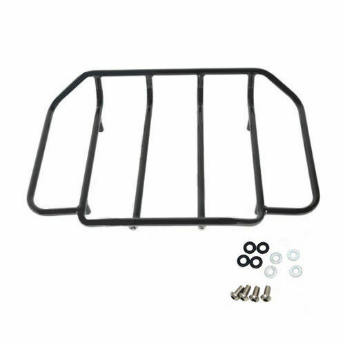 Black Tour Pack Pak Trunk Luggage Top Rack For Harley Road King Electra