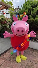 Hire Peppa Pig Mascot Lookalike Costume Mascot Fancy Dress Delivery within UK KI