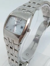 Kenneth Cole KC4408 Women's 28mm Silver Stainless Steel Date Watch NEW BATTERY