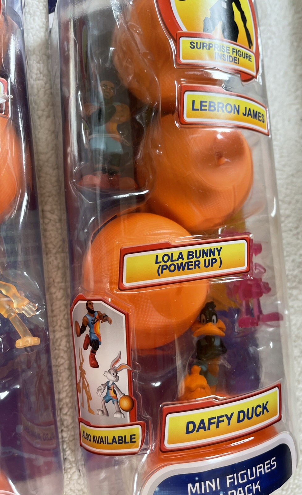 Set De 4 Figurines Space Jam Bendyfigs - LeBron James, Daffy, Lola & Bugs - The Noble Collection - Neuf