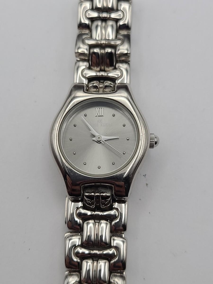 NWT VTG Anne Klein AK Silver Tone Stainless Steel Bracelet Watch NEW AND AUTHENTIC ANNE KLEIN AK/2545 SVTT SILVER TONE  main image 4