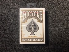 Bicycle STANDARD Deck index playing cards BLACK Poker Sealed