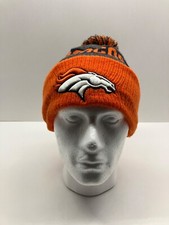 Denver Broncos New Era Cuffed Beanie Pom Youth Hat Cap
