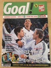 Ferrero Album: Goal Fußball EM 2004, Komplett Duplo & Hanuta Bilder