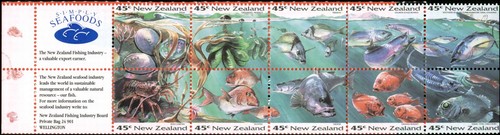 New Zealand Scott #1179a Complete Booklet of 10 Mint Never Hinged - Picture 2 of 2