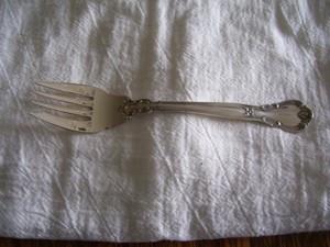 Gorham Sterling Chantilly Sterling Salad Fork 6.5" Excellent