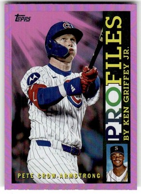 2026 Topps Pete Crow-Armstrong Topps Profiles Pink Foil #TP-13