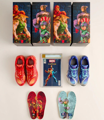Kith Marvel vs Capcom Asics Gel Nimbus 10.1 Iron Man Mega Man Size 12 PRESALE