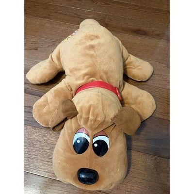 Pound Puppy 25'' Light Brown Dog With Red Collar