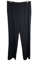 NWT Vintage Lauren Ralph Lauren Black Wool Trouser Dress Pants Size 10 Career