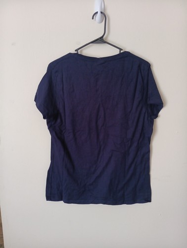 T-shirt donna manica corta Illinois Fighting Illini College NCAA Hanes taglia M - Foto 2 di 3