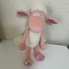 Shaun the Sheep Pink Plush Toy Approx. 30cm Farm Garden Edition
