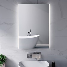 Nes Home Battery Operated LED Backlit Illuminated Bathroom Mirror