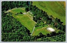 Vintage Boys' Club Allentown Camp Horseshoe Orefield PA Aerial View Postcard