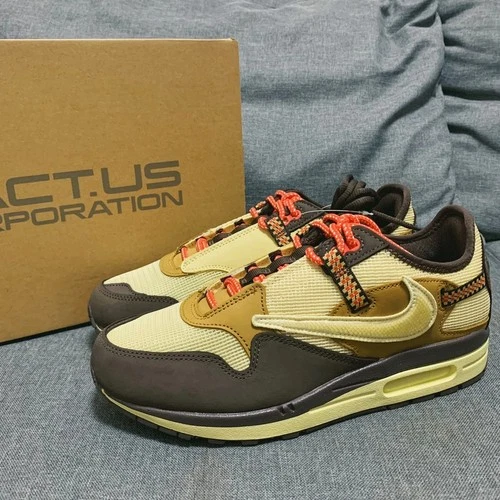 Hot Men’s shoes Travis Scott x Air Max 1 'Baroque Brown' DO9392-200