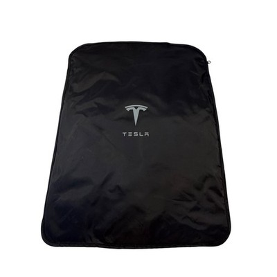 Tesla Model X Glass windshield sunshade with Zippered Storage Bag Black Mesh