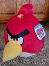 2010 Angry Birds Red Bird 10   Stuffed NO SOUND Commonwealth New With Tag