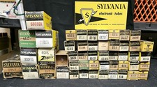 Sylvania Vintage Electronic Vacuum Tube/Tubes Amplifier Radios NOS Lot Of 49