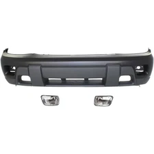 New Bumper Covers Fascias Set of 3 Front for Chevy 88937047, 15175700, 15076246