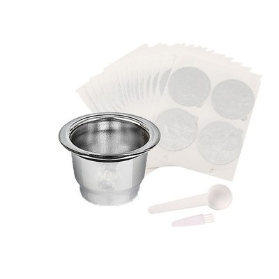 Metal Reusable Refill Espresso Capsule Pods For Nespresso Xiaomi Coffee Machines