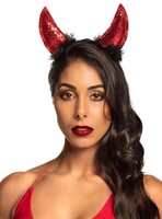 TeufelshöRner Haarreif - Fasching KarnevalskostüM - VerfüHrerischer Kopfschmuck