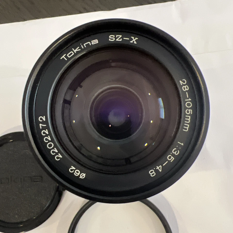 Tokina SZ-X 28-105mm 1:3.5-4.8 062 2202272 Lens With Filter, Cap And Manual Used - Image 2 of 4