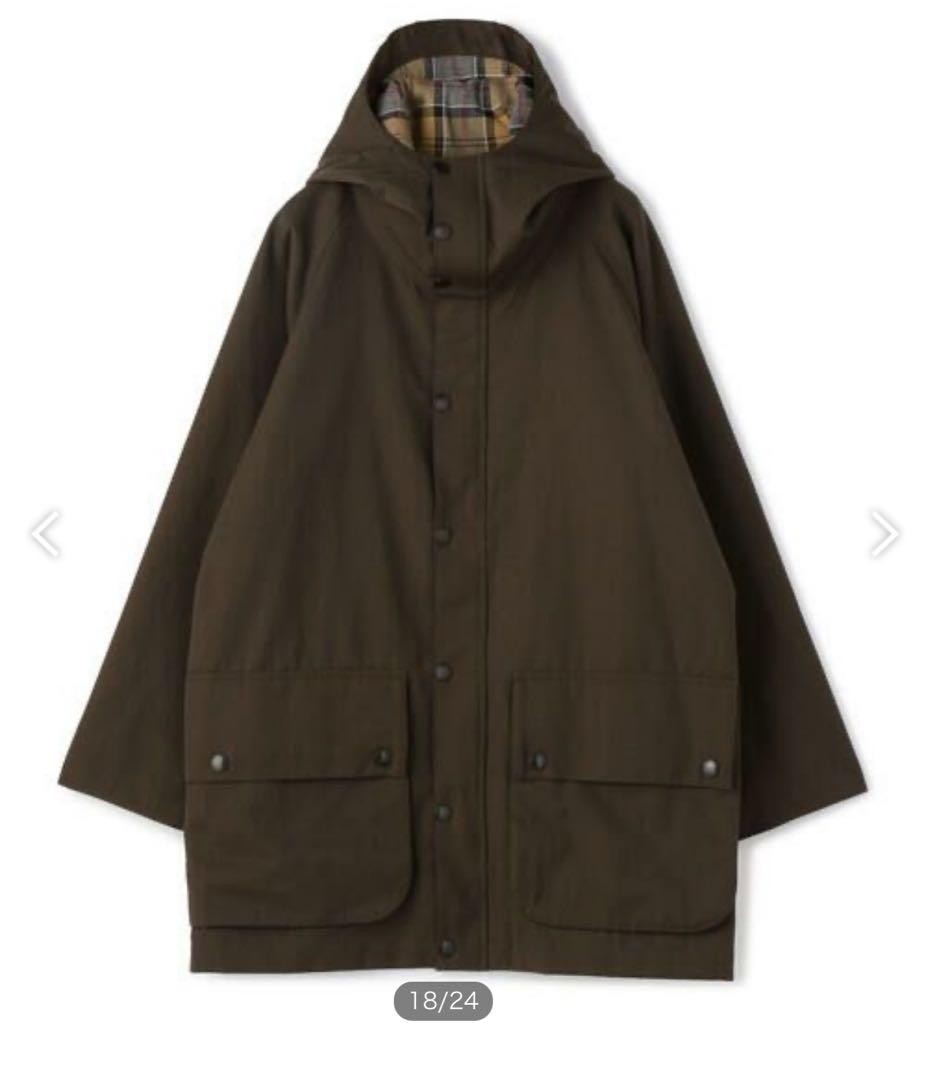 Barbour x TOMORROWLAND Hooded Coat, , Stylish, Lightweight, Japan Sale image 2