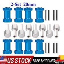 20mm Extension Offset Wheel Hub 12mm Hex Drive Adaptor For 1/10 RC Crawler Blue