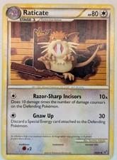 Raticate Pokémon TCG HS—Undaunted #34 ENG -MP on eBay