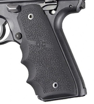 Hogue Ruger Mark IV 22/45 Rubber Grip with Finger Groove - Black
