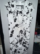 Floral Knee Length Dress Women