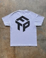 FTP Dimensions Logo Tee Mens Size L White Made In USA Game Cube SS2021