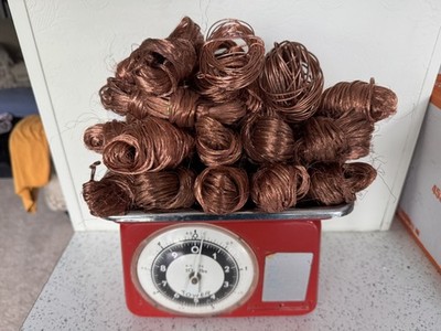 Kupferschrott Draht 4,5 kg..fein/hell..