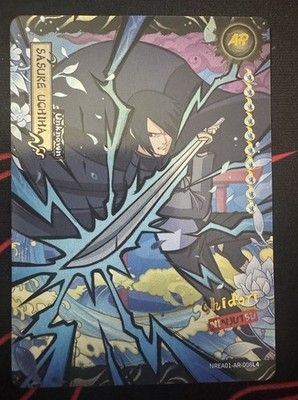 Sasuke Uchiha NREA01-AR-008L4 Naruto Kayou AR Card Boruto NM