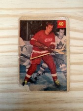 1954-55 Parkhurst #40 Glen Skov - Detroit Red Wings (invF1)