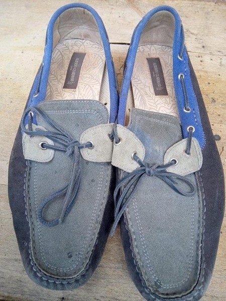 Men Alberto Guardiani Heels Navy 44