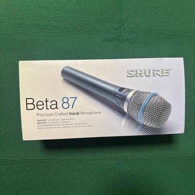 SHURE BETA 87A Handheld Microphone W/BOX