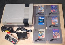 Nintendo NES Console New 72 Pin Connector Controller Cables 6 Games Mario Tetris