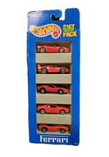 Hot Wheels Ferrari 5-Gift Pack All Red - Brand New - RARE 