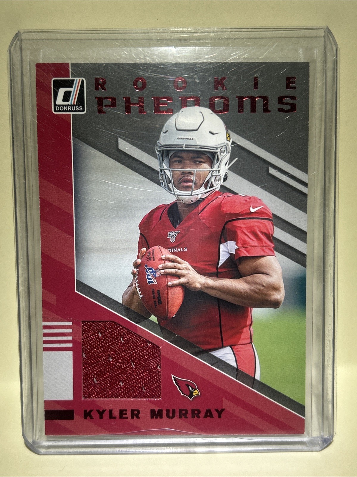 2019 Panini Donruss - Rookie Phenom Jerseys Kyler Murray #RPJ-2 Red (MEM, RC)