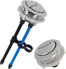 1.89" Toilet Tank Dual Push Button, Adjustable Flush Replacement 48mm