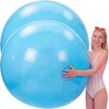 60 Inch Giant Inflatable Beach Ball Large Pastel Inflatable Float Jumbo Pool Pla