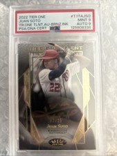 2022 Topps Tier One - Tier One Talent Autographs Juan Soto #T1TA-JSO /175 (AU)