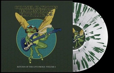 Claypool s Flying Frog Brigade ~ Return Of Live Frogs Vol 1, Splatter Vinyl LP