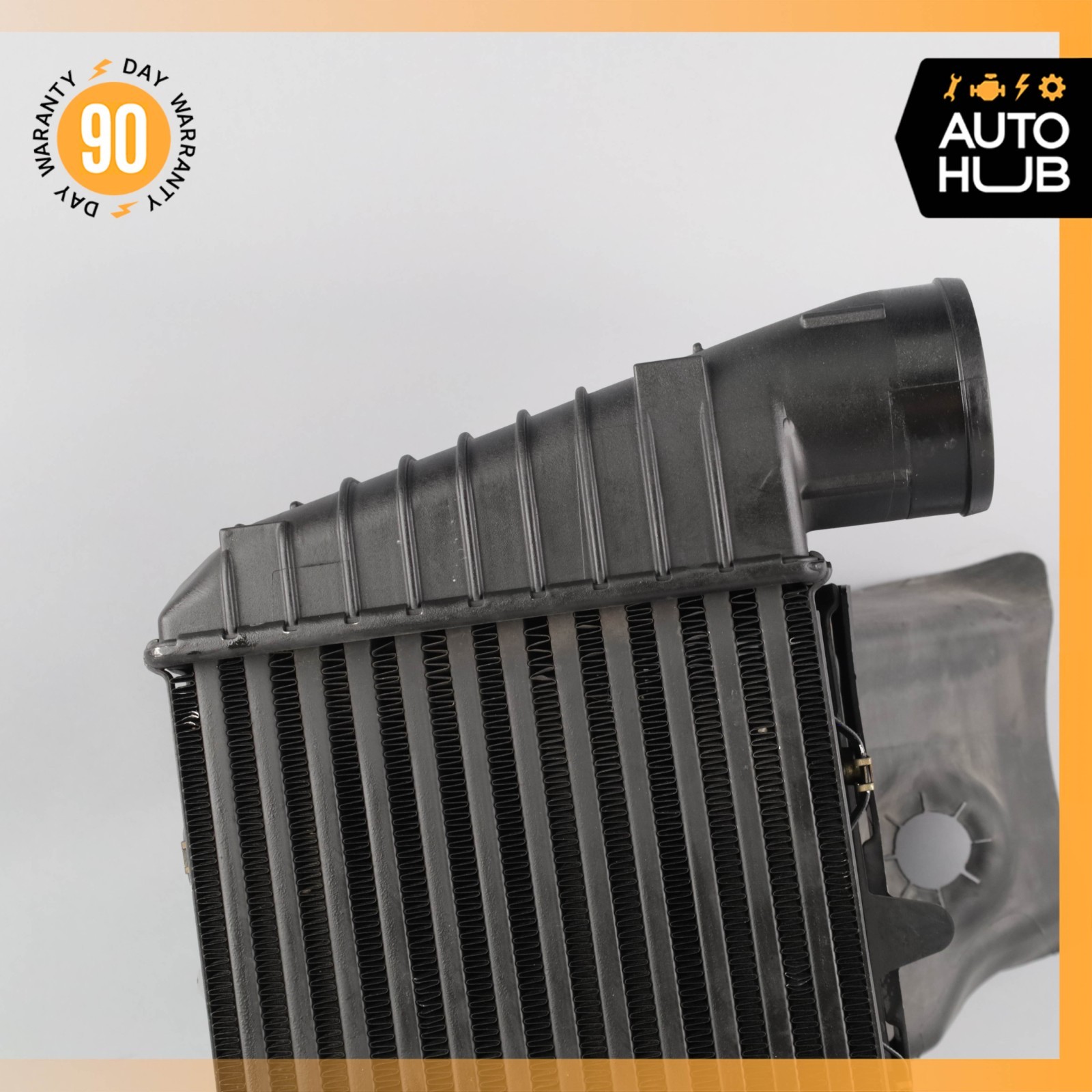 Bentley Continental GT 6.0L Right Turbo Intercooler Radiator w/ Air Duct OEM