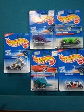 Hot Wheels Mixed Lot Of 5 Collectible Cars